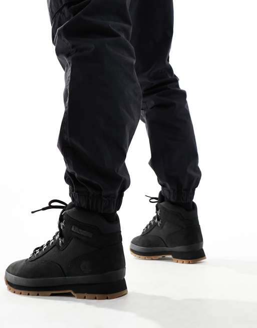 Timberland Euro Hiker F L boots in black ASOS