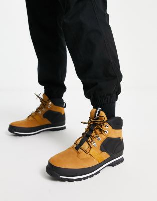 Timberland Euro Hiker Reimagined boots in wheat tan  - ASOS Price Checker