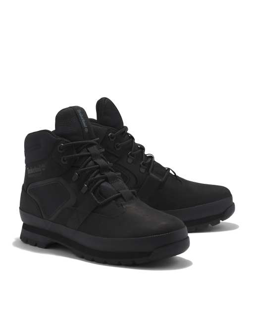 Timberland euro best sale hiker boots black