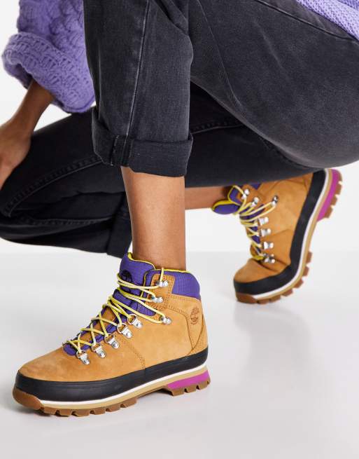 Timberland - Euro Hiker - Scarponcini color grano e cuoio 