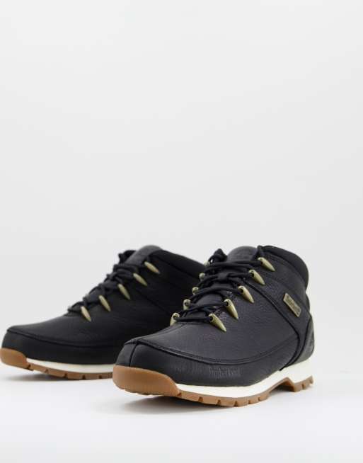 timberland euro sprint hiker boots black