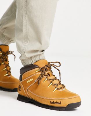 Timberland Euro Sprint Hiker boots in wheat tan