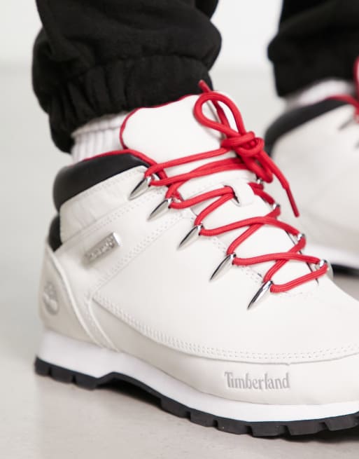 White timberland cheap euro sprint boots