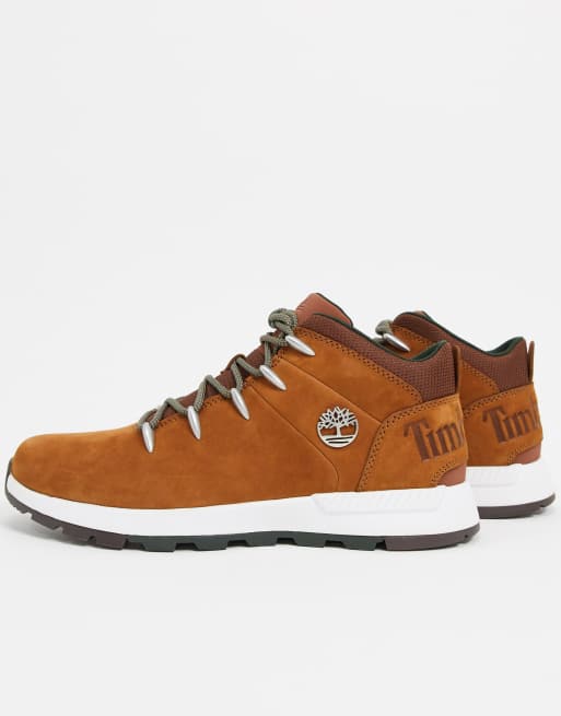 Timberland – Euro Sprint – Mittelhohe Trekking-Stiefel in Braun