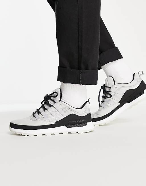 Timberland - Euro Trekker - Lage sneakers van mesh in lichtgrijs | ASOS timberland euro trekker low mesh