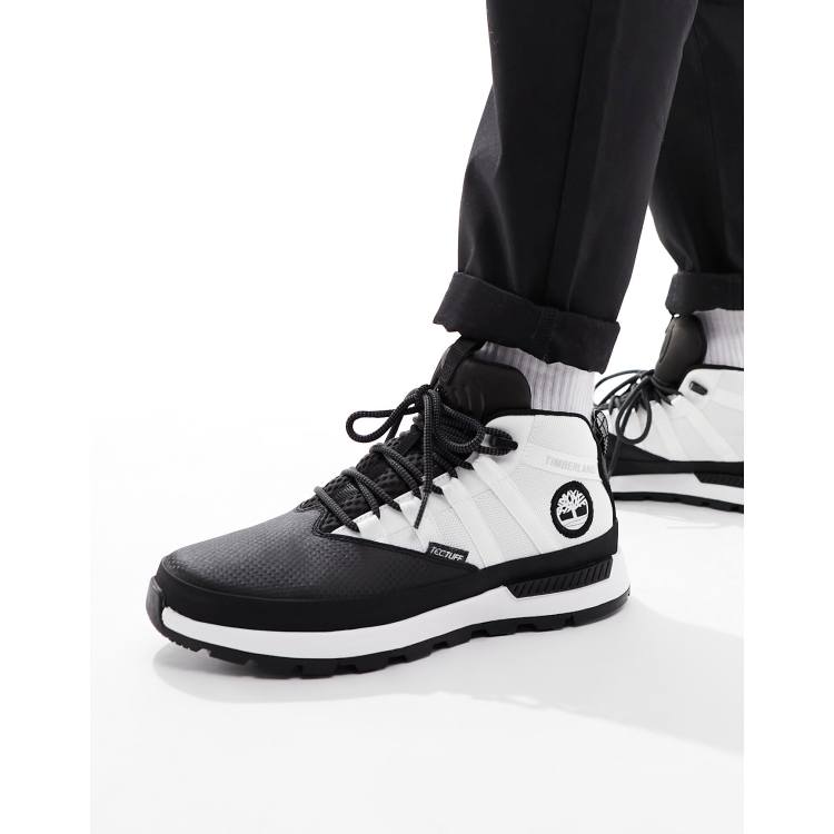 Timberland euro trekker super ox boots in black white ASOS