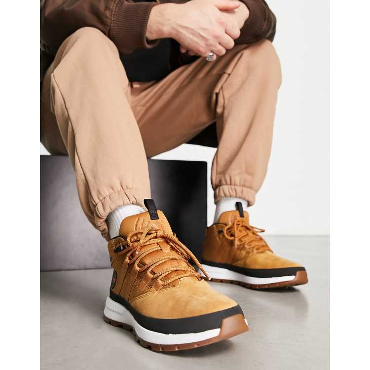 Euro Trekker Super Ox trainers in tan | ASOS