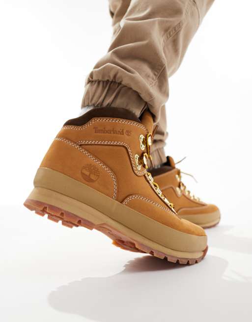 Timberland – Euro – Wanderstiefel aus Nubukleder in Weizenbraun, 3 von 4