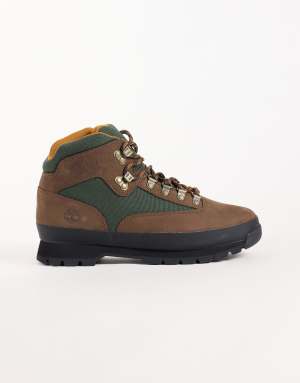 Timberland Eurohiker Mid Lace up boot in green