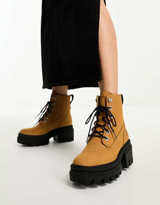 Timberland chunky deals heel boots