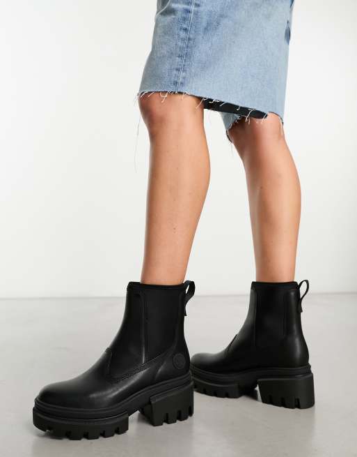 Timberland chelsea store boots womens black