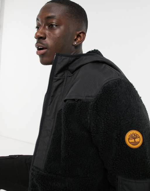 Timberland shearling hot sale jacket