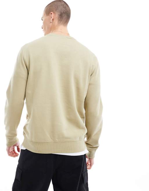 Timberland - Felpa beige con scritta grande del logo, 4 di 4