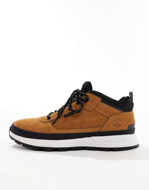 Timberland – Field Trekker – Beige sneakers med låga skaft och snörning, 4 av 5
