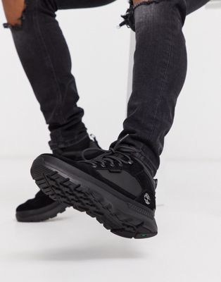 black low top timberland boots