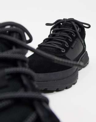 timberland field trekker low boots in black