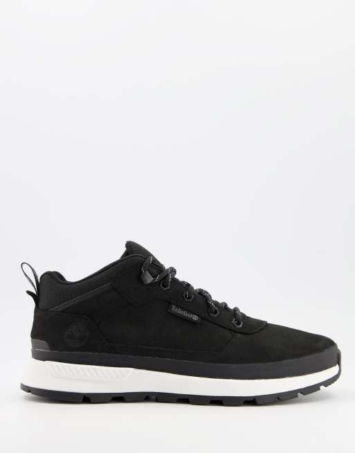 timberland field trekker low hiker black