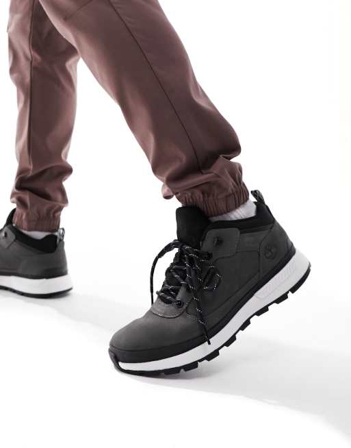 Timberland - Field Trekker Low - Grå sneakers i nubuck-læder