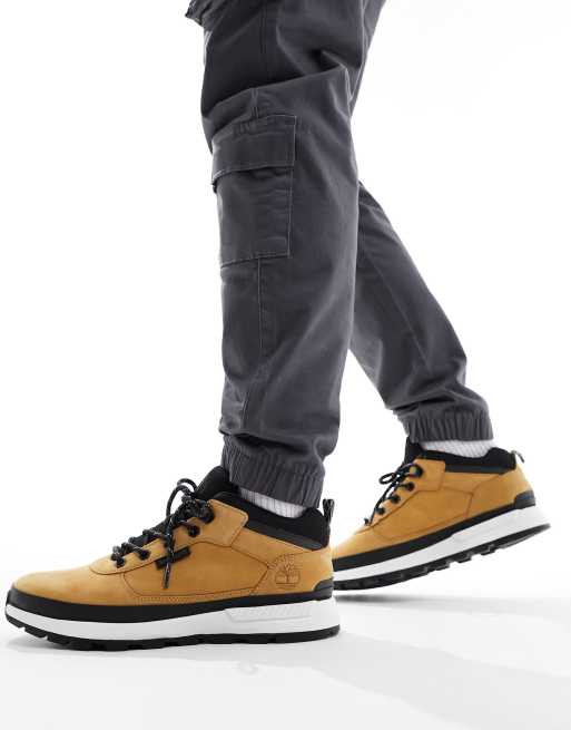 Timberland Field trekker low hiker boots in wheat nubuck ASOS
