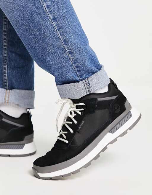 Timberland Field Trekker Low trainers in black/grey | ASOS