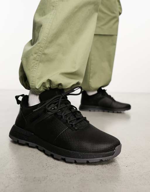 Black timberland deals trainers