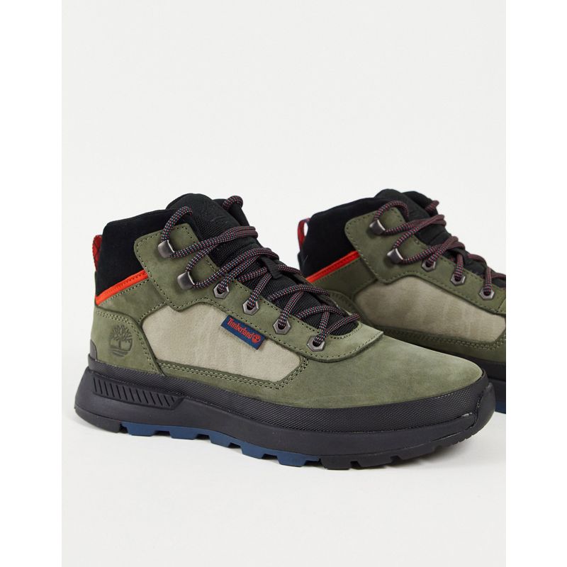 Uomo 2Y9vm Timberland - Field Trekker - Sneakers alte verde scuro