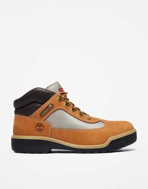 Timberland – Field – Wasserfeste Schnürschuhe in Weizenbeige - view 1