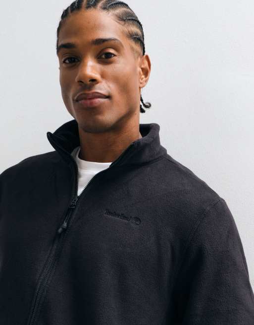 Timberland Fleece mit durchgehendem Reißverschluss in Schwarz, 2 von 5