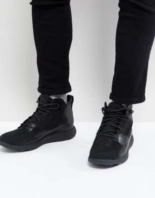 timberland noir montante