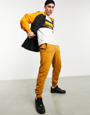timberland black orange