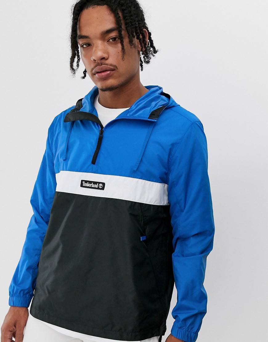 Timberland funnel neck pull over jacket-Blue