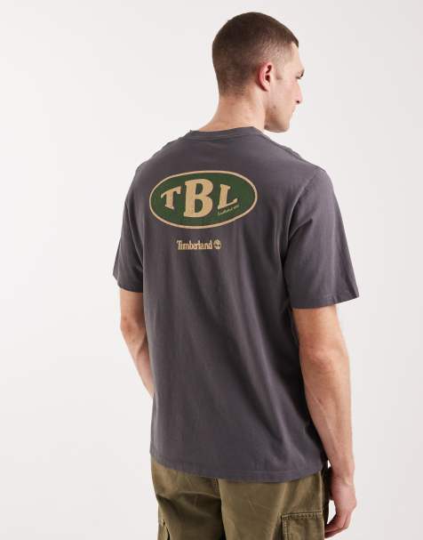 Timberland - Gas Station - T-shirt à motif au dos - Gris perle foncé - view 1