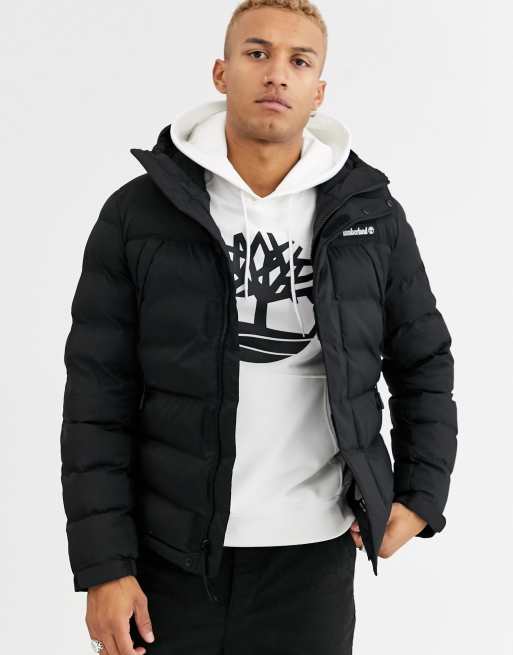 Timberland - Gewatteerd jack in zwart