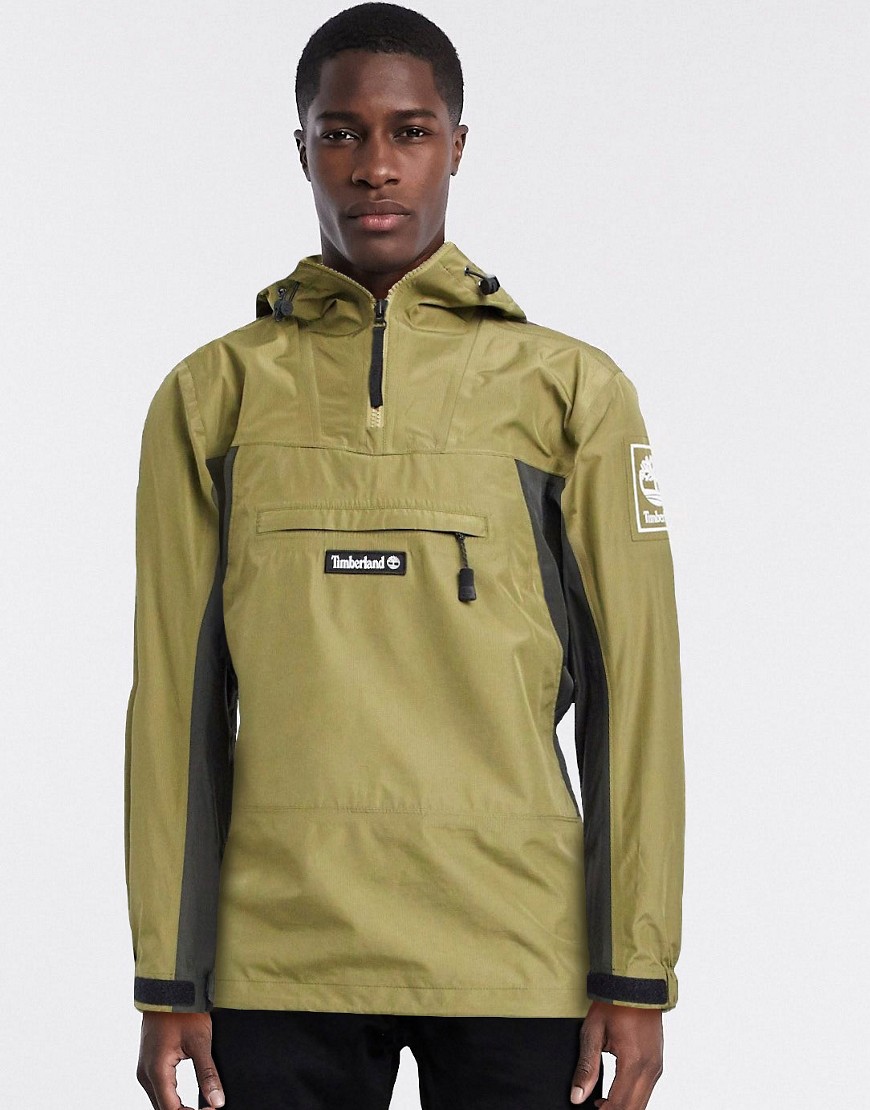 Timberland - Giacca pullover impermeabile-Verde
