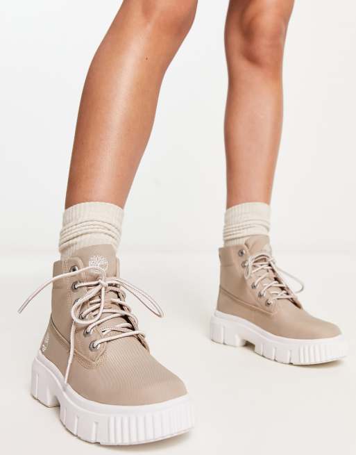 Timberland – Greyfield – Beige boots i tyg , 2 av 4