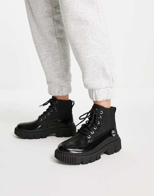 Gray timberland field on sale boots