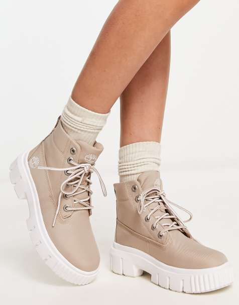 Timberland - Greyfield - Bottines en toile - Beige  - view 1