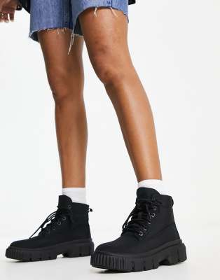 Timberland - Greyfield - Bottines en toile - Noir