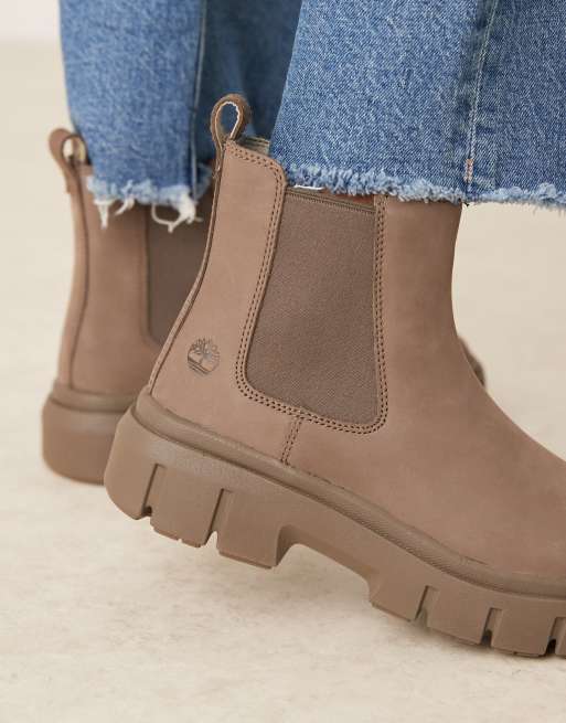Timberland – Greyfield – Chelsea Boots aus braunem Nubukleder, 3 von 4