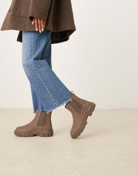 Timberland Greyfield chelsea boots in brown nubuck - view 1