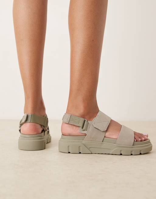 Timberland Greyfield sandales en daim taupe, 4 de 4
