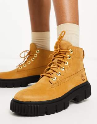 Timberland - Greyfield - Stivaletti in pelle nabuk color grano