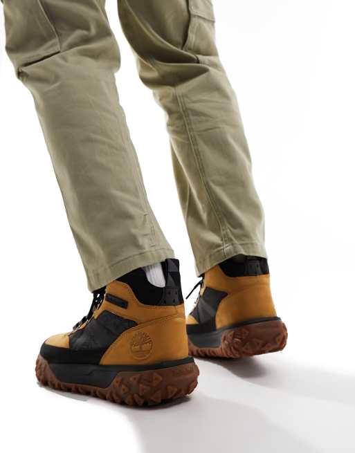 Timberland - GS motion 6 - Gyldenbrune støvler i nubuck-læder, 2 af 4