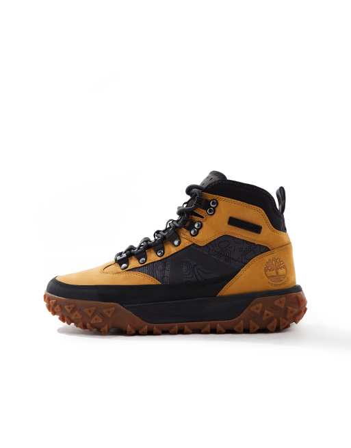 Timberland - GS motion 6 - Gyldenbrune støvler i nubuck-læder, 4 af 4