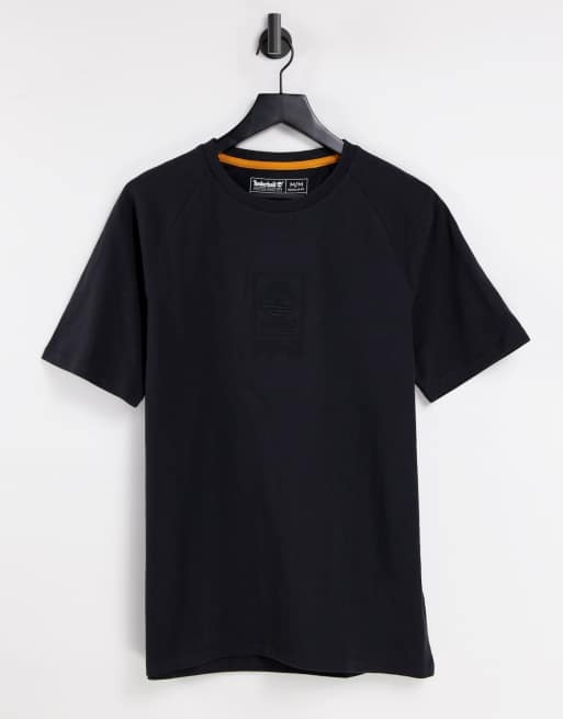 Timberland Heavy Weight Stack Logo t-shirt in black