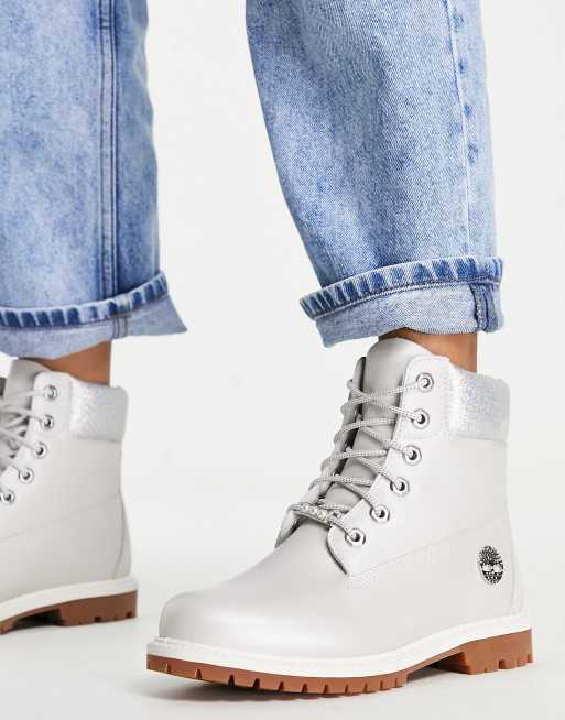 Timberland grise semelle blanche sales