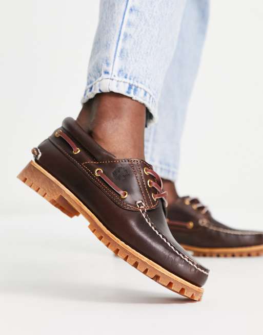 Timberland Heritage Noreen 3 eye shoes in brown | ASOS