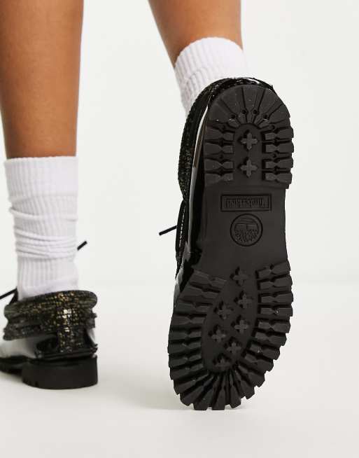 Patent leather timberland new arrivals boots