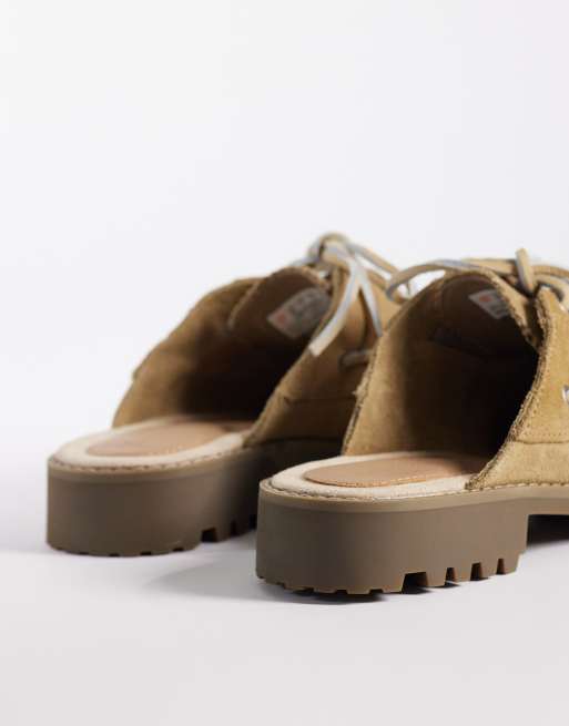 Timberland - Heritage Noreen - Muiltjes in medium beige suède, 4 van 4