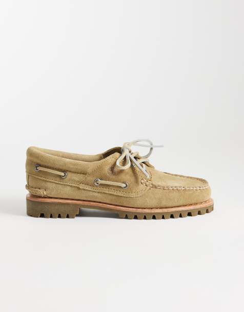 Timberland - Heritage Noreen - Scarpe da barca in camoscio beige medio - view 1